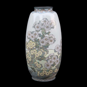 Shippo cloisonne enamel vase by Ota 1